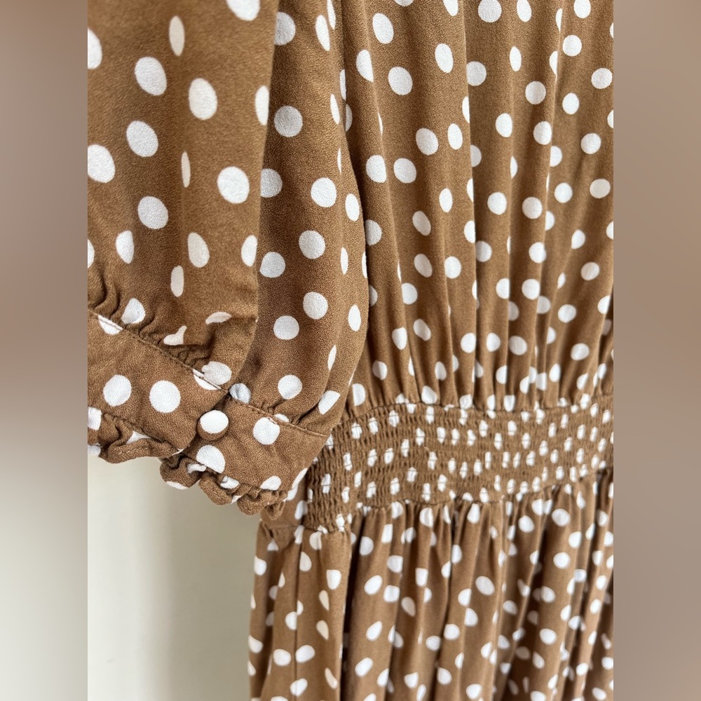 Flowy Polka Dot Dress